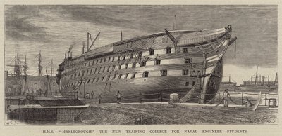HMS Marlborough, uusi koulutusopisto laivastoinsinööriopiskelijoille tekijältä William Edward Atkins
