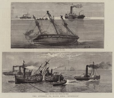Yritys nostaa HMS Eurydicea tekijältä William Edward Atkins