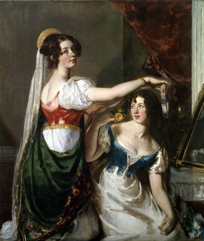 Valmistautuminen Fancy dress Ball tekijältä William Etty