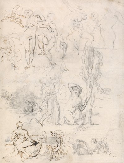 Folha de esboços finlandeses tekijältä William Etty