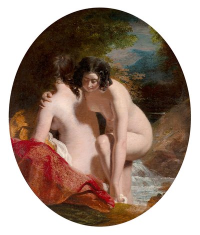 Naiset uimassa (öljy paneelille) tekijältä William Etty