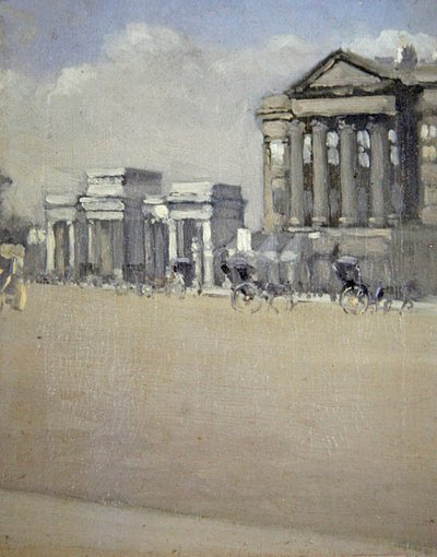 Hyde Park Corner, n. 1892 (öljy kankaalle) tekijältä William Evelyn Osbourne