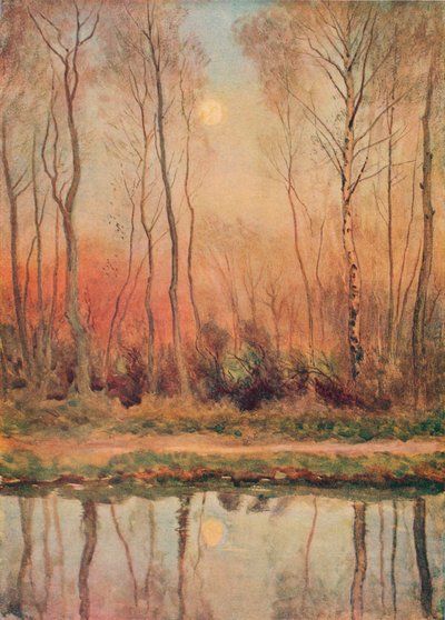 "Surreyn kanava, ilta", 1893 tekijältä William Eyre Walker