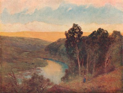 "Afternoon Sunshine on the Galloway Hills", vuodelta 1893 tekijältä William Eyre Walker