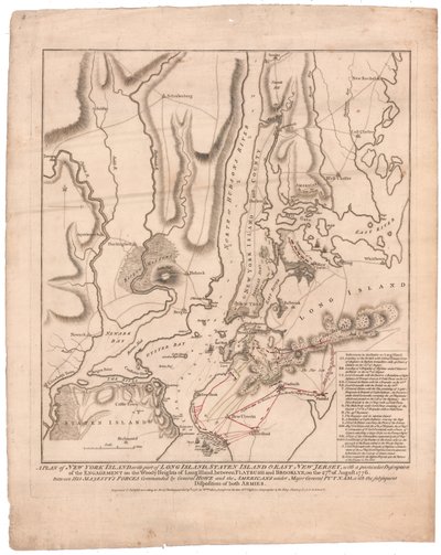 New Yorkin saaren suunnitelma tekijältä William Faden