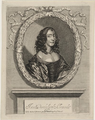 Anne, Albemarlen herttuatar tekijältä William Faithorne