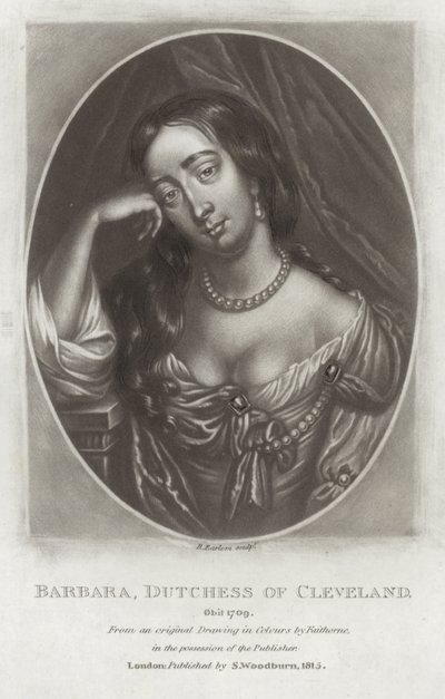 Barbara, Clevelandin herttuatar tekijältä William Faithorne