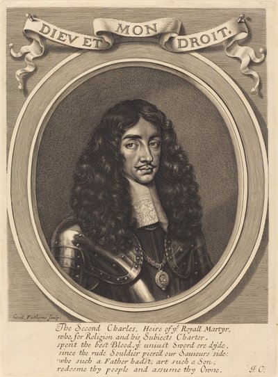 Kaarle II tekijältä William Faithorne
