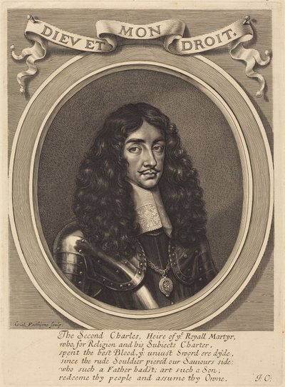 Kaarle II tekijältä William Faithorne