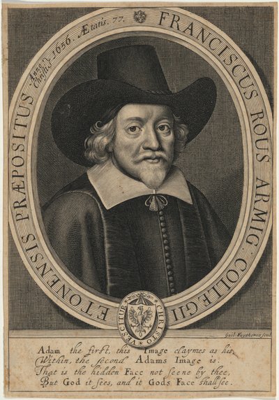 Francis Rous tekijältä William Faithorne