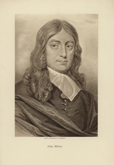 John Milton tekijältä William Faithorne