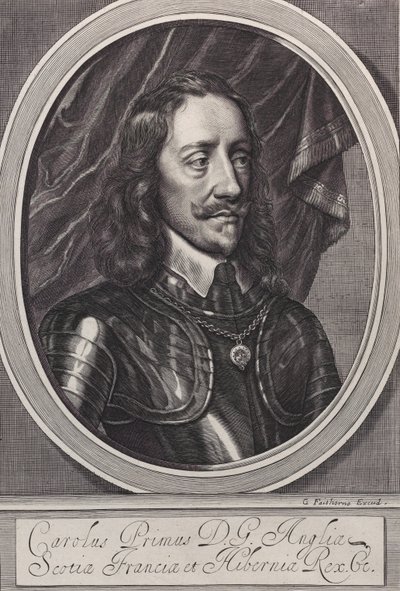 Kuningas Kaarle I, n. 1658.. tekijältä William Faithorne