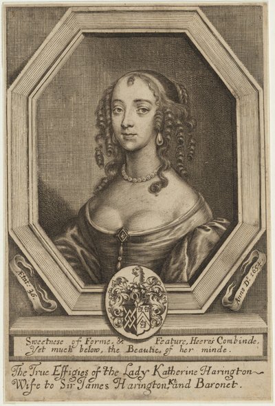 Lady Katherine Harrington tekijältä William Faithorne