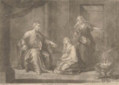 Mary kiitteli, Martha tuomitsi tekijältä William Faithorne
