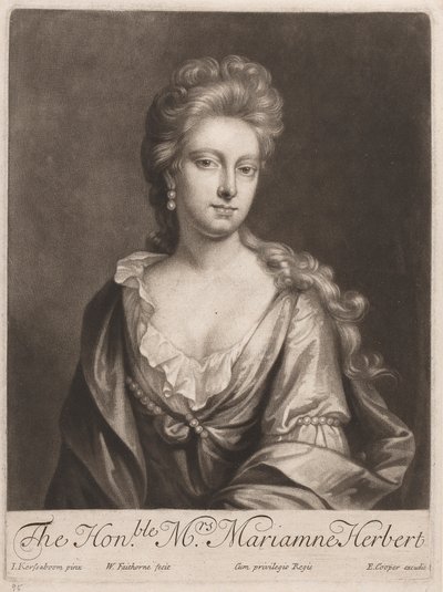 Arvoisa rouva Marianne Herbert tekijältä William Faithorne