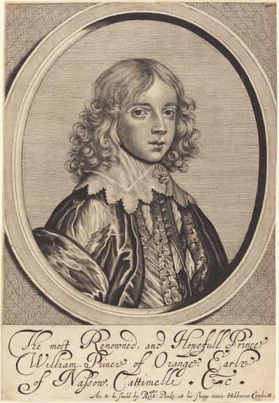 William II, Orangen prinssi tekijältä William Faithorne