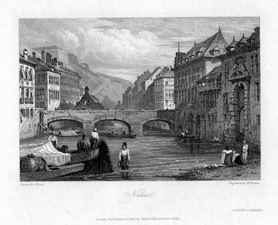 Namur, Belgia, 1830 tekijältä William Finden