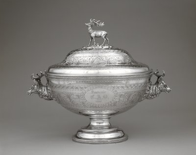 Keitto Tureen, c. 1860 (hopea) tekijältä William Forbes