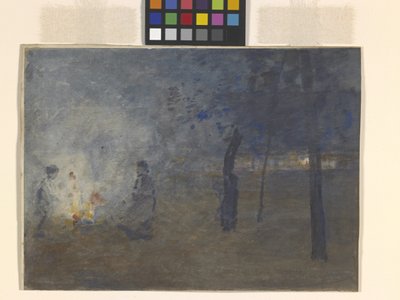 Palavia lehtiä (akvarelli paperille) tekijältä William Forsyth