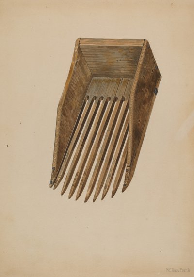 Karpalon sadonkorjuukauha, n. 1942. tekijältä William Frank