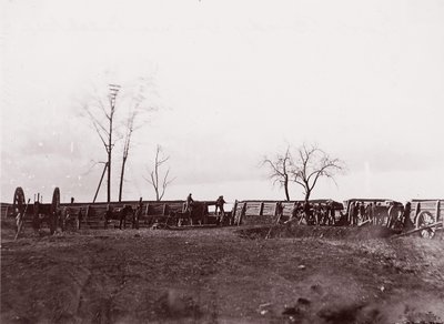 Fort Brady, Virginia, lähellä Dutch Gapia, 1865. tekijältä William Frank Browne