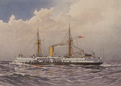HMS Colossus, 1. luokan taistelulaiva tekijältä William Frederick Mitchell