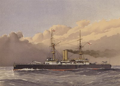 HMS Royal Sovereign, 1. luokan taistelulaiva tekijältä William Frederick Mitchell