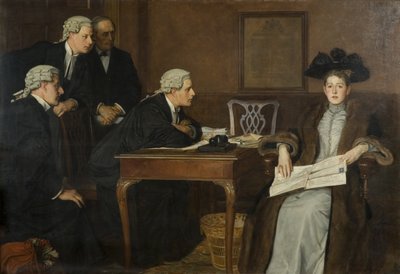 Vastaaja ja asianajaja tekijältä William Frederick Yeames