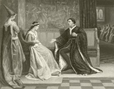 Kuningas Henrik V:n kosiminen tekijältä William Frederick Yeames
