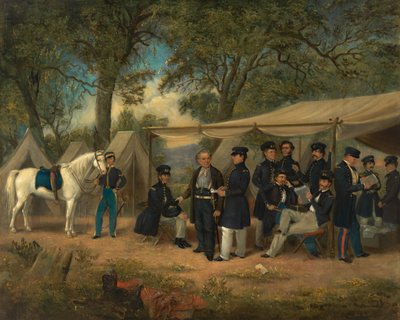 Zachary Taylor Walnut Springsissä, 1847. tekijältä William Garl Browne