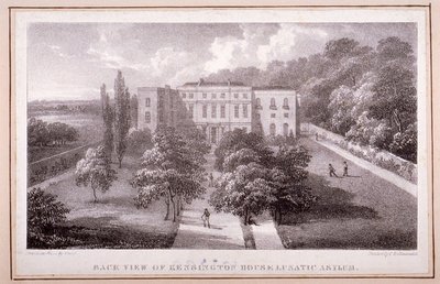 Näkymä Kensington House Lunatic Asylumista, n. 1830 tekijältä William Gauci