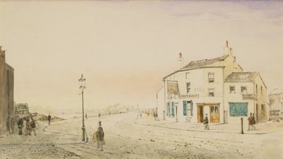 Victoria Road, Bootle (kynä, muste ja wc paperilla) tekijältä William Gavin Herdman