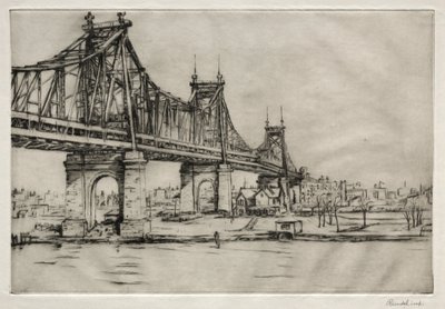 Queensboro Bridge, New York tekijältä William George Reindel