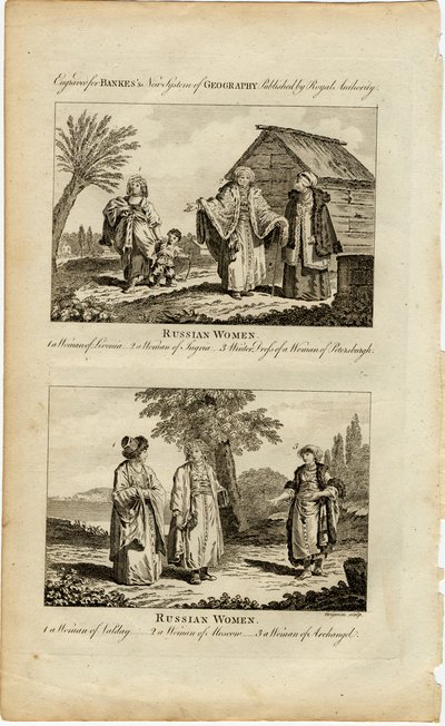 Venäläisten naisten tottumukset, noin 1730 tekijältä William Grainger