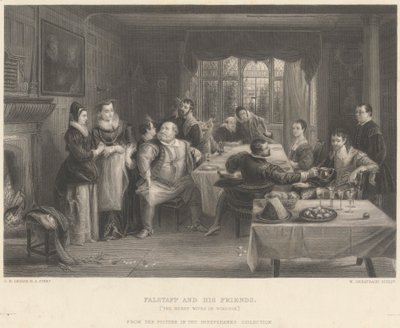 Falstaff ja hänen ystävänsä tekijältä William Greatbach