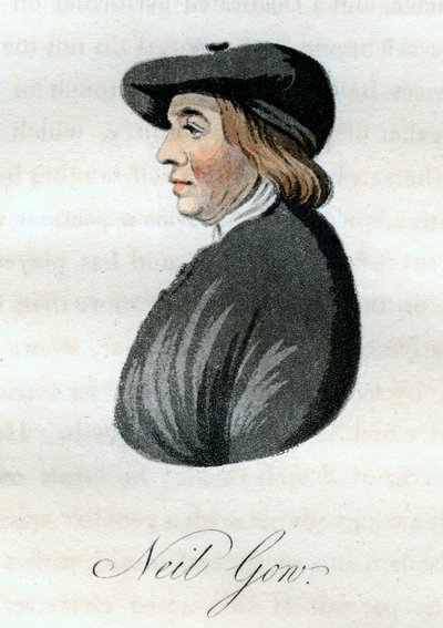 Neil Gow, skotlantilainen viulisti, 1800. tekijältä William Green