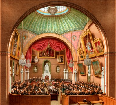 Valtuustohuone, Guildhall, Lontoon kaupunki, 1886. tekijältä William Griggs