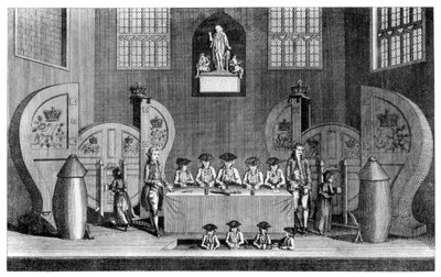 Osavaltion arpajaiset Guildhallissa, Lontoon Cityssä, 1763 1886. tekijältä William Griggs