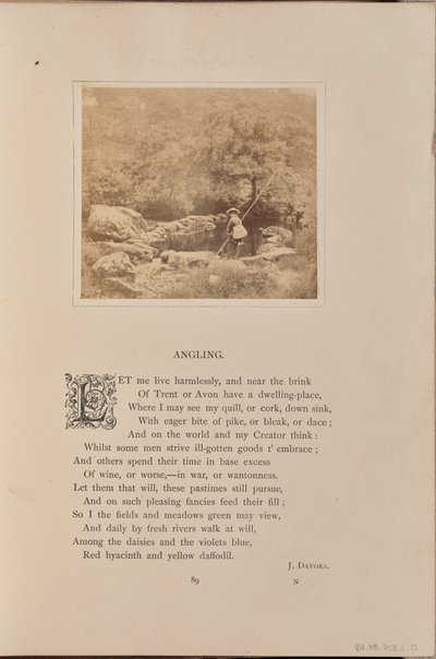 [Poika, jolla on onkivapa ja pyydys, Englanti] tekijältä William Grundy