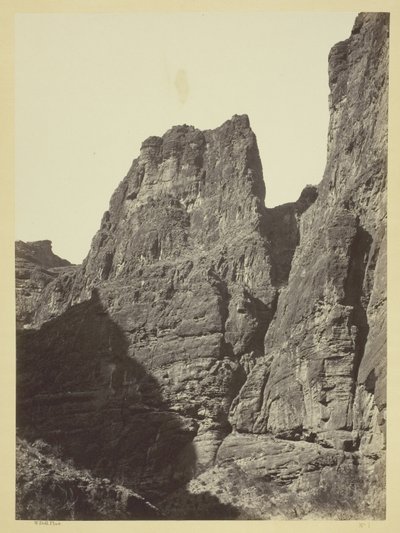 Kanab Washin Cañon, Colorado River, etelään katsottuna tekijältä William H. Bell