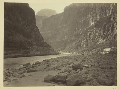 Colorado-joki, Kanab Washin suu, länteen katsottuna tekijältä William H. Bell