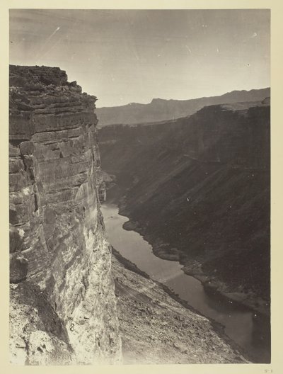 Grand Cañon, Colorado River, Near Paria Creek, Looking East, 1872. tekijältä William H. Bell