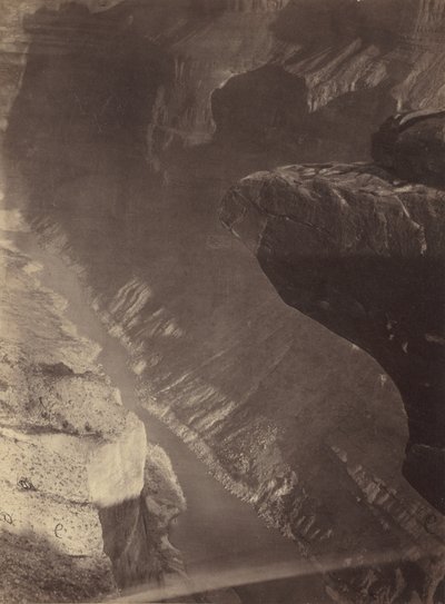 Katse etelään Grand Cañoniin, Colorado-joelle, Sheavwitzin ylitys, 1872. tekijältä William H. Bell