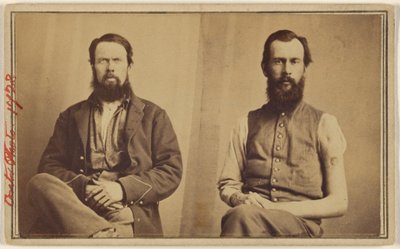 [Kaksi tunnistamatonta sisällissodan uhria istuu] tekijältä William H. Bell
