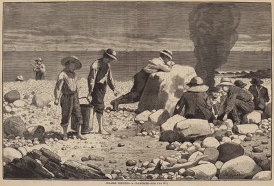Merenpuoleiset luonnokset - Simpukkaleivous tekijältä William H. Redding after Winslow Homer