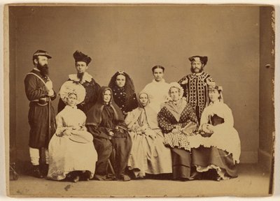 Naamiaiset 18. helmikuuta 1868 - Friendship Hall Phila. tekijältä William H. Rhoades