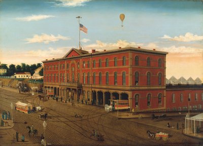Third Avenue Railroad Depot, n. 1859-60. tekijältä William H Schenck