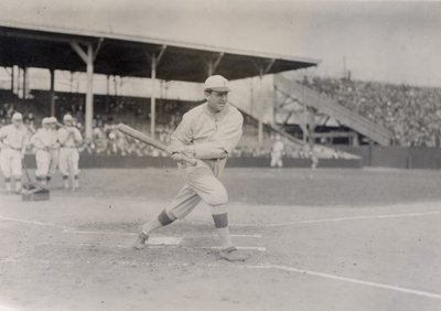 Mike Donlin, Pittsburgh Pirates -hyökkääjä, harjoittelemassa tekijältä William H. Trefts Jr.