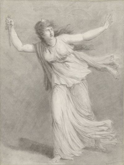 Näyttelijä Sarah Siddons Euphrasian roolissa tekijältä William Hamilton