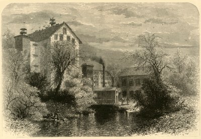 Mills on Blackstone River, 1872. tekijältä William Hamilton Gibson